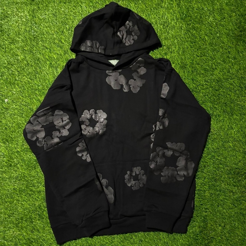 Black denim tears hoodie